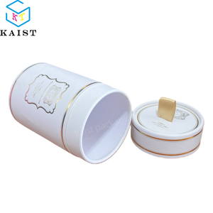 Caja de Tubo de Papel Blanco con Logotipo Personalizado Estampado en Caliente para Envasado de Té - Envase Cilíndrico de Cartón Ecológico Tamaños/Colores Personalizados - Product Image 6