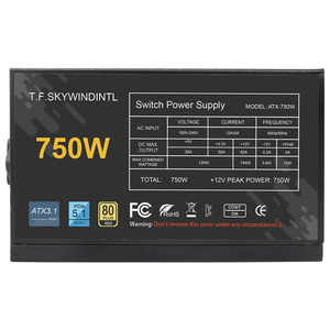 Nouvelle alimentation PC TFDP 80 Plus Gold entièrement modulaire ATX 750W avec prises 3.1 et PCIe 5.1 - Product Image 3