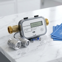 Compteur d'eau ultrasonique personnalisé de classe R250 à R800 avec transmission de données à distance NB-IoT, IP68, en laiton, écran LCD, OEM