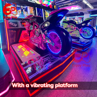 Simulateur de course de moto dynamique D5 DX Commercial Enjoy Play, machine de jeu d'arcade avec accepteur de billets pour 2 joueurs
