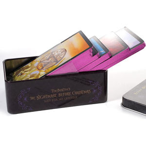 Baraja de Cartas del <span class=keywords><strong>Tarot</strong></span> de las Brujas con Impresión Personalizada, 78 Cartas del <span class=keywords><strong>Tarot</strong></span> Doradas en Morado en una Caja, Misterios del <span class=keywords><strong>Tarot</strong></span> - Product Image 6