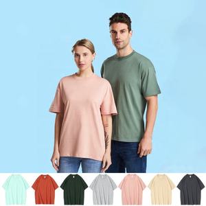 Camiseta de Algodón de Hombros Caídos Ligeramente, de Doble Hilo y Peso Pesado de 220 g/m², Camisetas Blancas Extra Grandes para Hombre, con Logotipo Personalizable - Product Image 4