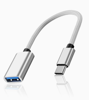 Adaptador OTG Multipuerto Tipo C, Conversor de Teléfono USB C a Conector de Transferencia de Datos para iPhone 15, Laptop, PC, Conexión de Memoria USB