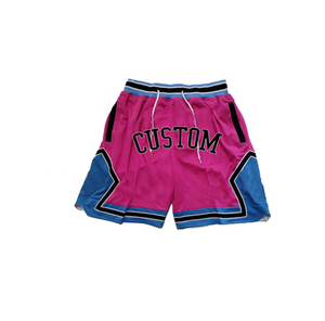 Short Varsity Rétro pour Hommes Logo Surdimensionné en Vrac Velours Côtelé Filles Short de Basketball Réversible Retour Personnalisé - Product Image 5