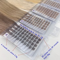 Nouvel Style Extension Cheveux Humains Vierges Remy Qualité Luxe Double Tissée Kit Colle Machine