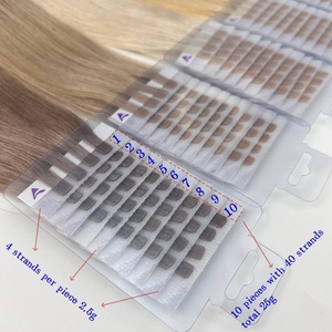 Phong cách mới mở rộng chất lượng sang trọng Trinh Remy tóc con người đôi rút ra mở rộng máy keo Kit - Product Image 4