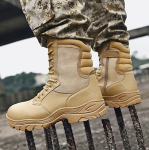 Botas de Seguridad TSB1017 de Cuero Vacuno Color Negro Desierto, Protección Laboral, Anti-Pinchazos, Anti-Impactos - Product Image 3