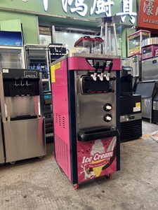 Kitchen Equipment Manufacturers Mini Table Top Soft Serve Ice <b>Machine</b> 3 Flavors-Yogurt Milk <b>Chocolate</b> Ice Powder-Economical Shop - Product Image 3