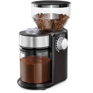 Moulin à grains de café plat épaisseur réglable paramètres de quantité de tasse conception de simplicité moderne - Product Image 1