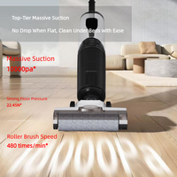 Machine de nettoyage des sols à double usage, humide et sec, avec aspiration et lavage intégrés