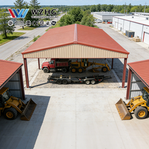 Plate Steel Structure Warehouse Heavy Equipment Base Manufacturer Custom For Excavator - Product Image 1