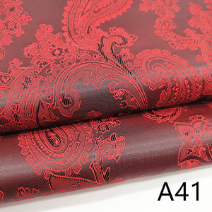 Sẵn sàng giao hàng, nhiều màu sắc vải gấm Paisley dệt Jacquard, chất liệu polyester viscose, dùng làm lớp lót cho vest và áo khoác, bán theo mét - Product Image 6