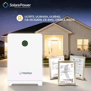 แบตเตอรี่ลิเธียม Solara Power 14.34KWH แบบติดตั้งบนพื้น IP65 แบตเตอรี่ลิเธียม 51.2v 280ah 48v lifepo4 สำหรับระบบโซลาร์เซลล์ - Product Image 1