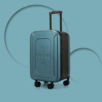 Valise à roulettes Eastshine robuste anti-collision en ABS unisexe avec fermeture éclair et barres de verrouillage – Tendance