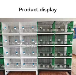 Set di Gabbie Impilabili per Allevamento di Uccelli, 8 Unità in Metallo con Divisorio, per Canarini e Agaporni, dal Miglior Produttore Cinese - Product Image 5