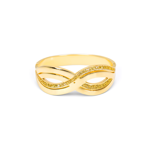 Fashion Bangle 316L Stainless Steel PVD Gold Plating Sustainable Resistant Jewelry Accessory - Product Image 2
