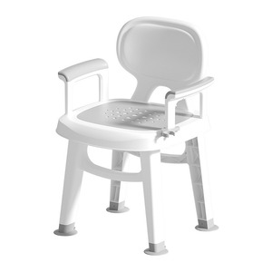 Tabouret de douche Yuzuetsu 48 cm blanc, siège antidérapant pour personnes âgées, handicapées, femmes enceintes, équipement de sécurité pour la salle de bain - Product Image 2