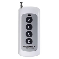 Champions AG501 - Motor para Puerta/Portón Automático de Largo Alcance (500m), 433MHz, Control Remoto Inalámbrico Universal de 4 Botones con Código de Aprendizaje