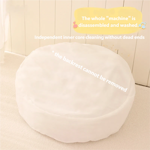 Cama para mascotas con nido <span class=keywords><strong>de</strong></span> gato lavable extraíble rellena <span class=keywords><strong>de</strong></span> esponja ecológica clásica cuadrada <span class=keywords><strong>de</strong></span> felpa sólida para todas las estaciones - Product Image 4