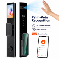Plusieurs modes de déverrouillage, reconnaissance faciale, empreintes digitales, biométrie, serrure de porte intelligente Wifi Tuya, serrure numérique