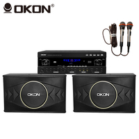 Système de divertissement karaoké à domicile OKON AK-330 avec amplificateur Bluetooth pour bars karaoké, salles de danse et salles de conférence