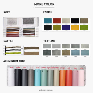 Ensemble de canapés 4 places modernes et imperméables, tissage de corde de meubles, ensemble de canapés de <span class=keywords><strong>jardin</strong></span> Villia pour cour extérieure en aluminium - Product Image 6