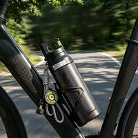 Bouteille d'eau isotherme portable de 30 oz à double paroi avec cordon, écologique, anti-fuite, tasse thermos sport pour activités de plein air et salle de sport