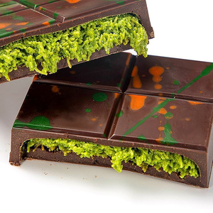 <span class=keywords><strong>Chocolat</strong></span> au pistache saveur Dubaï 72% <span class=keywords><strong>cacao</strong></span>, légèrement amer et équilibré, aux noix éclatantes et croustillantes - Product Image 2