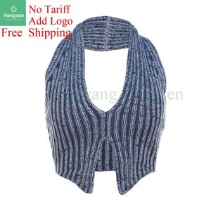 <strong>Women's</strong> <strong>Suits</strong> 2025 Low <strong>Cut</strong> Sleeveless Crop Top Hip Wrap Tight Maxi Pants - Product Image 5