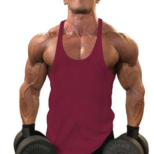 European American Men's Muscle <b>Vest</b> Summer Camisole Plain Cotton <b>Sweat</b>-Absorbing Breathable Casual Sports Training <b>Vest</b> Fitness - Product Image 5