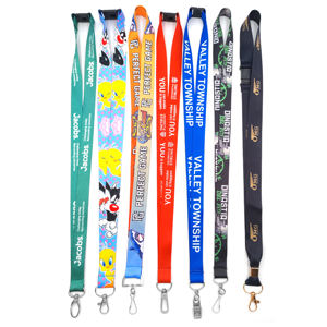 Customized Promotional Polyester Lanyard with Logo Neck Printing Sublimation Includes <b>Hook</b> Accessories - Product Image 3