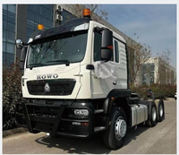 Camion tracteur d'occasion Sinotruk HOWO TX 6x4, tête motrice, moteur diesel Weichai Euro 2, suspension pneumatique gauche, caméra arrière