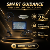 Système de direction automatique GNSS JHXH001 pour tracteurs agricoles, navigation avec écran 10,1 pouces, kit de commande de direction