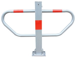Sistema de estacionamiento manual para coches, poste gris, bloqueo de estacionamiento metálico para garaje y aparcamiento con llave - Product Image 4