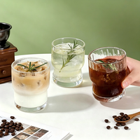 Tasse à café en verre créative résistante à la chaleur, 300 ml