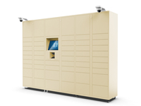 Casier à colis intelligent électronique automatisé en acier laminé à froid de système logistique de casier