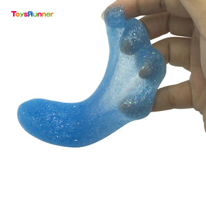 สินค้าขายดี สไลม์สีสันสดใสสำหรับเด็ก สไตล์ญี่ปุ่น-เกาหลี พร้อมกากเพชรเรืองแสงในที่มืด - Product Image 5