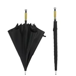 Мужские деловые Зонты KLH402 с крышкой, зонтик для гольфа с длинной ручкой, мужской деловой прямой зонтик для гольфа