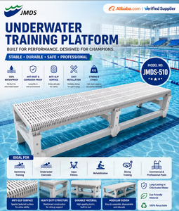 Plataforma Subacuática JMDS-518 L2000*W1070*H300-500mm, Banco Elevador Antideslizante de PVC y ABS para <span class=keywords><strong>Piscina</strong></span>, Taburete de Entrenamiento - Product Image 2