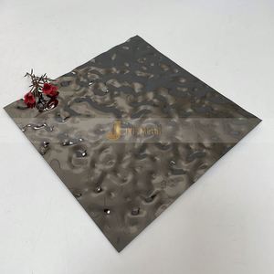 Services de découpe et de pliage de plaques en acier inoxydable à effet d'ondulation pour projets de design moderne, série EX821 300, pour l'aménagement architectural intérieur - Product Image 1