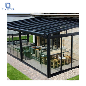 Véranda en aluminium 4 saisons à double vitrage, coupe-vent et isolante, pour villa, jardin, patio, café, salle à manger - Product Image 2