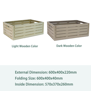 Siêu Thị Công Suất Lớn Gấp Lưu Trữ Đóng Mở Thùng Nhựa Gấp Rau Và Trái Cây Giỏ - Product Image 6