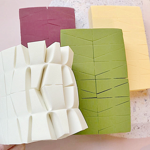 24 PCS tam giác ưa nước không <span class=keywords><strong>Latex</strong></span> ưa nước ướt khô kép sử dụng mỹ phẩm nêm Khối xốp - Product Image 2