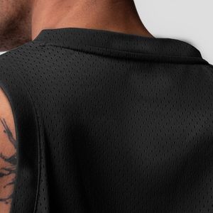 HONFIT con Logo personalizzato gilet atletico solido di alta qualità 100% canotta Fitness da palestra in poliestere per uomo ad asciugatura rapida canotta da uomo - Product Image 3