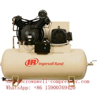Compresseur d'air à piston alternatif à entraînement électrique à deux étages Ingersoll Rand 2545K10, 10 ch, 120 gallons, vertical, Value Plus Premium