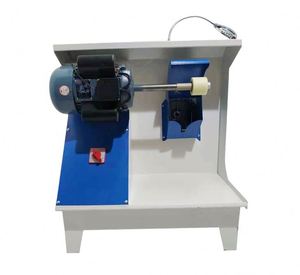 Machine à polir les chaussures électrique à tête unique avec aspiration des poussières pour l'industrie de la fabrication de chaussures en cuir - Product Image 1