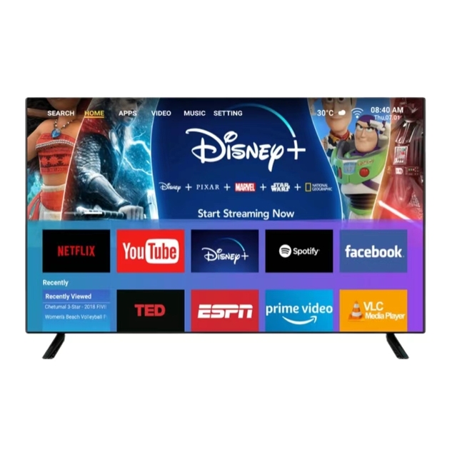 Custom logo Smart TV Full HD 1080P 4k 32 42 43 50 55 65 75 Inch Android LED TV Flat Screen Television