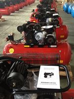 SAYI SY-V2065 100 Liter 3HP Pompa Piston Berpelumas Kompresor Udara Motor Bertenaga AC 110/220/380V Portabel Industri Konstruksi
