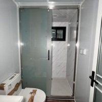 Maison Modulaire Pliante de Luxe de Haute Qualité, 2 Chambres, Maison Préfabriquée Mobile Compacte, 20ft 30ft 40ft, Salon Extensible, École, Centre Commercial