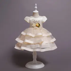 सफेद नवजात शिशु लड़कियों झोंके राजकुमारी पोशाक क्रिसमस बच्चों पोशाक 2 साल पहनने TT002